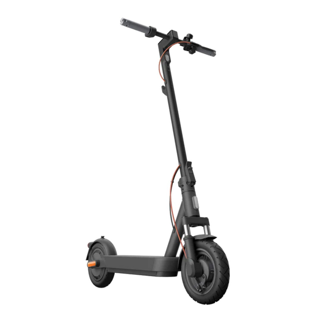 Trottinette électrique Xiaomi 5 – vue de trois-quarts avant en plongée