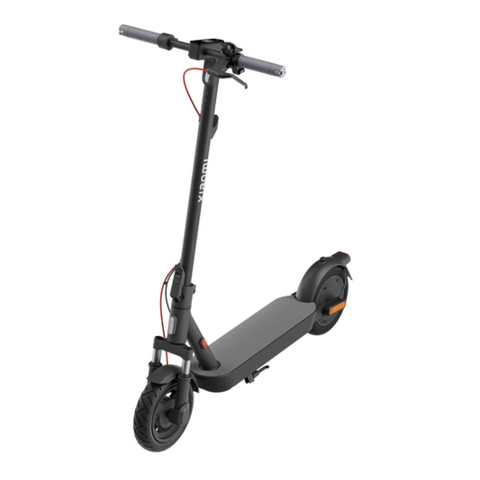 Electric Scooter Xiaomi 5, featuring a sleek black design with a comfortable handlebar and durable wheels.