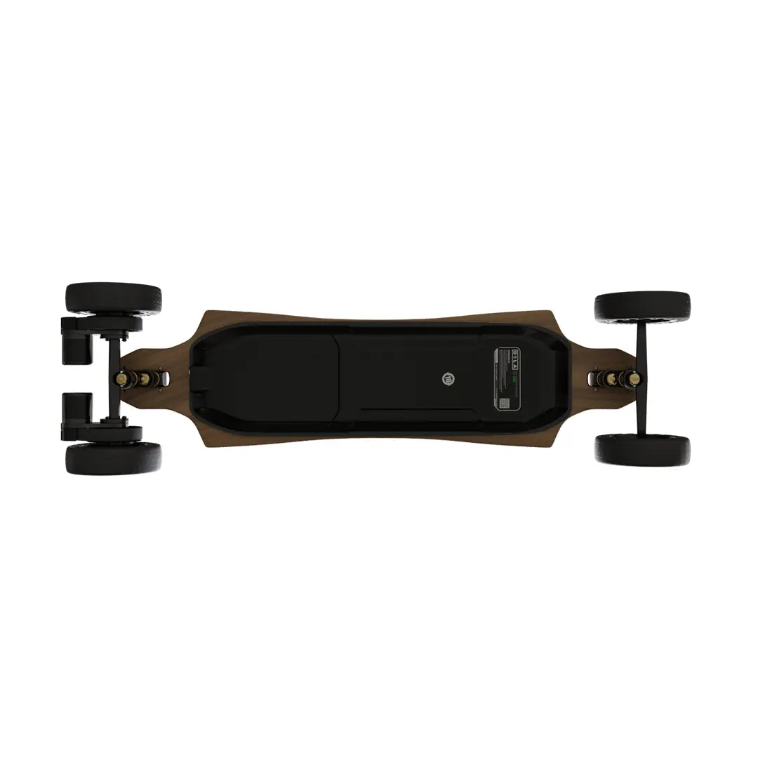 Electric Skateboard Dila Off features a sleek design with four sturdy wheels and a streamlined body.
