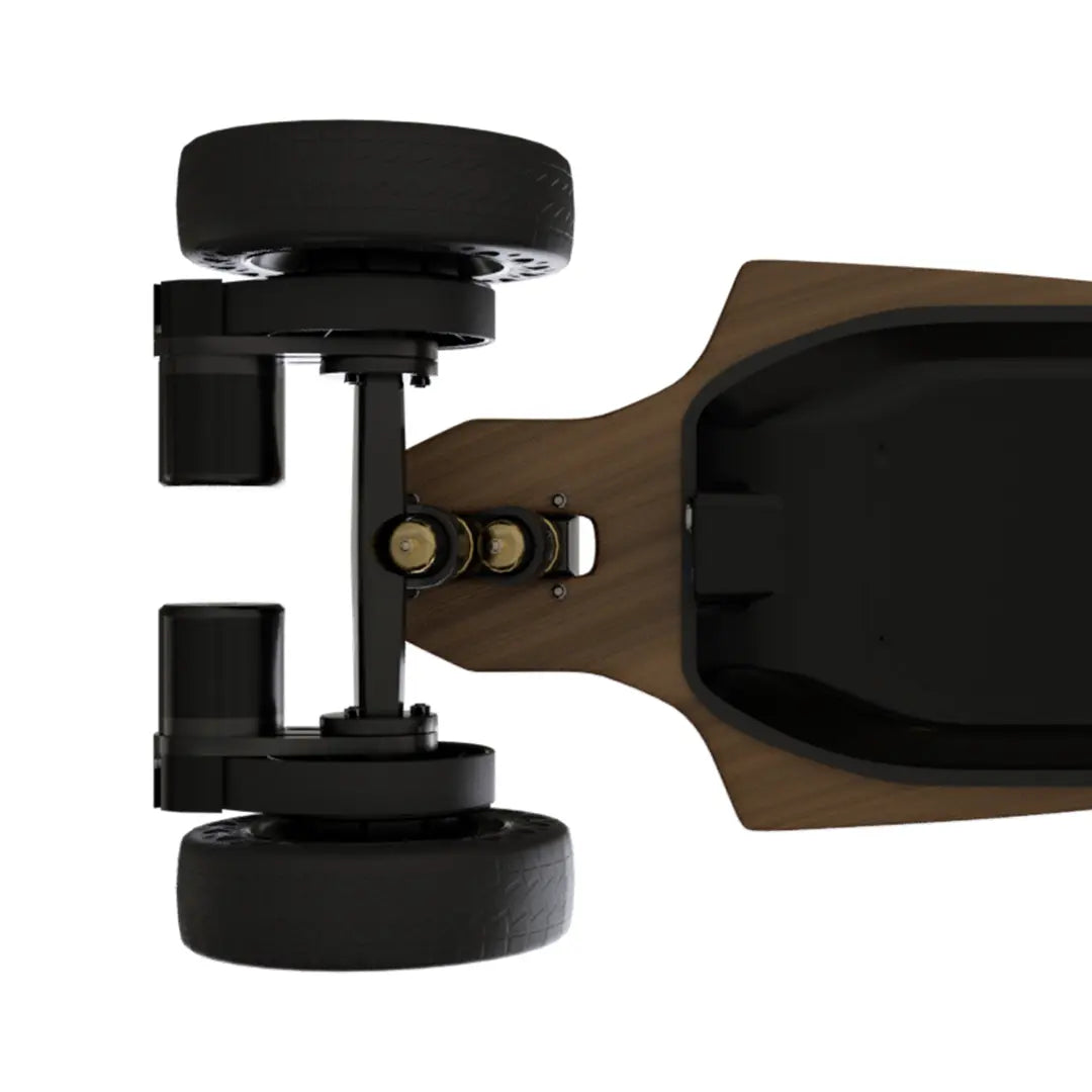 Electric Skateboard Dila Off features a sleek design with sturdy wheels and a durable wooden deck.