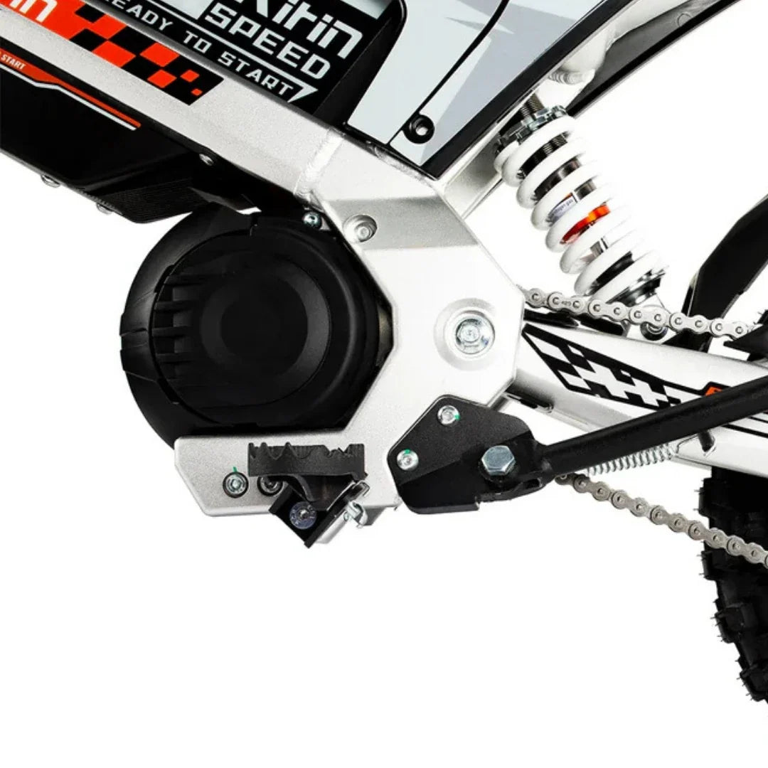 KuKirin X1 – close-up van motor en vering