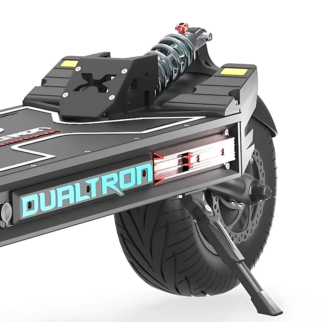 Električni romobil Dualtron X Limited – stražnji kotač, ovjes i nogar