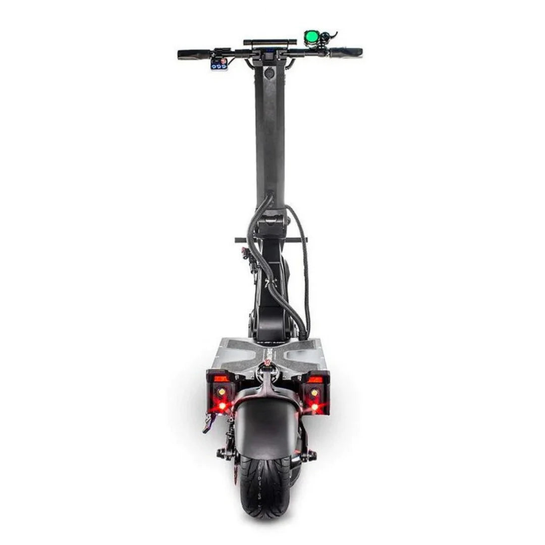 Electric scooter Dualtron X2 UPGRADE – rear view with lights on