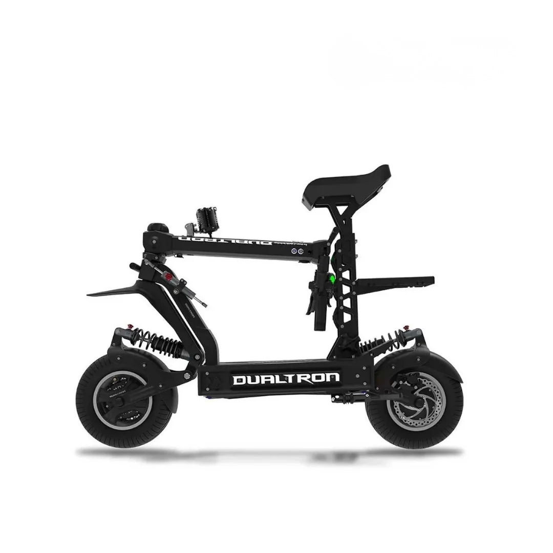 Electric scooter Dualtron X2 UPGRADE – folded side view with seat