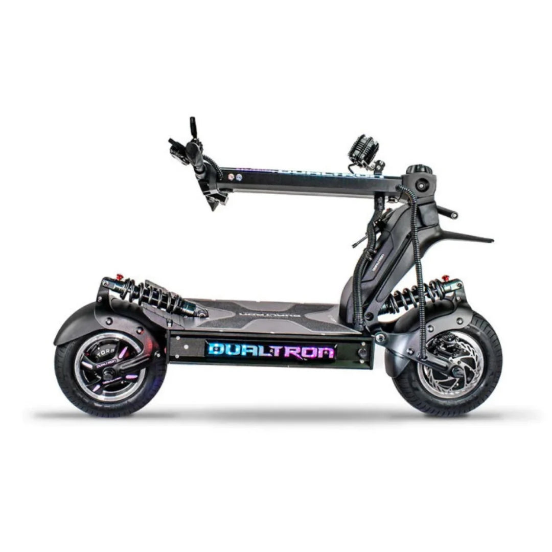 Electric scooter Dualtron X2 UPGRADE – folded side view