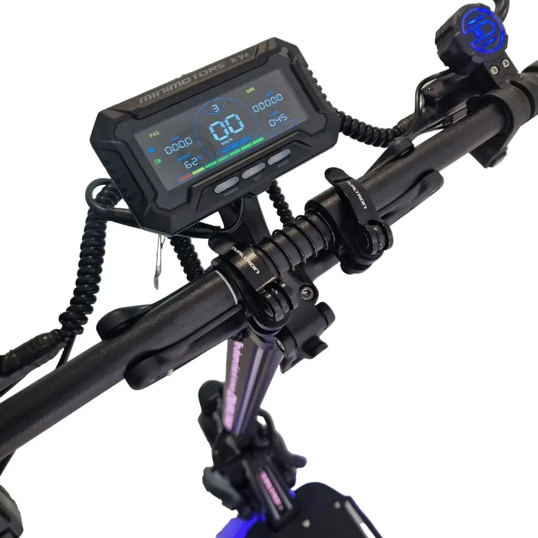 Electric scooter Dualtron NEW ACHILLEUS – dashboard and handlebar close-up