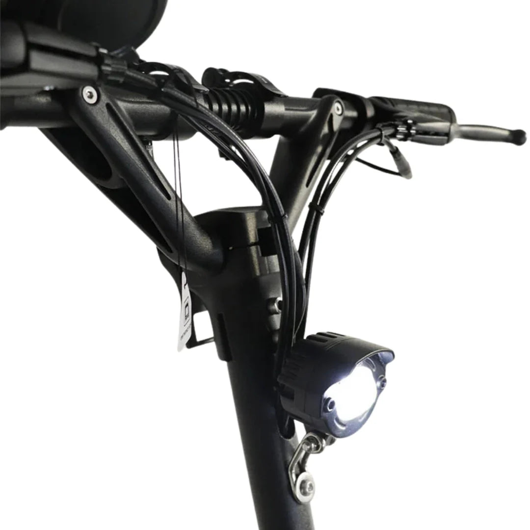 Electric scooter Dualtron Forever – front headlight illuminated