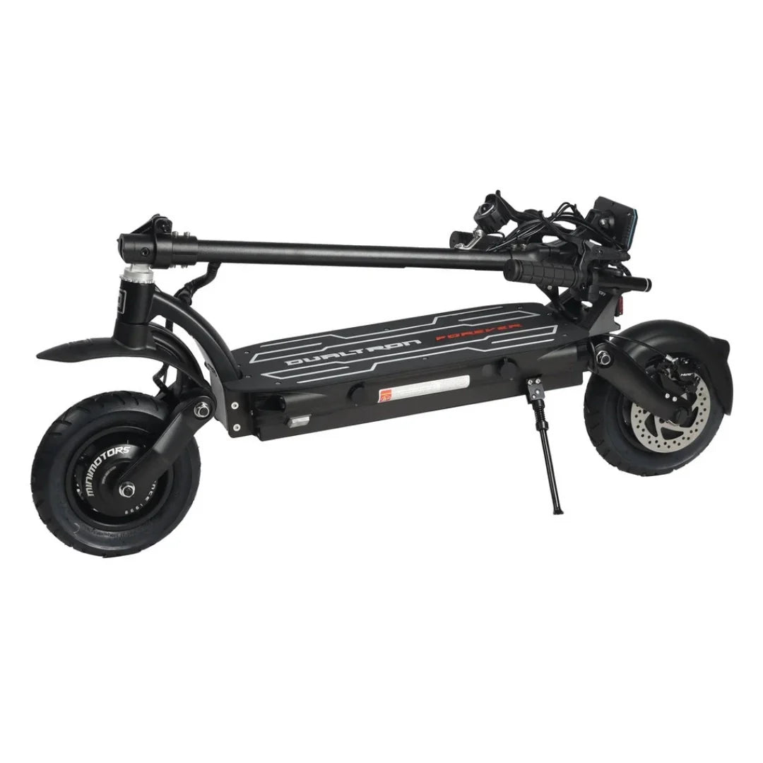 Electric scooter Dualtron Forever – folded side view