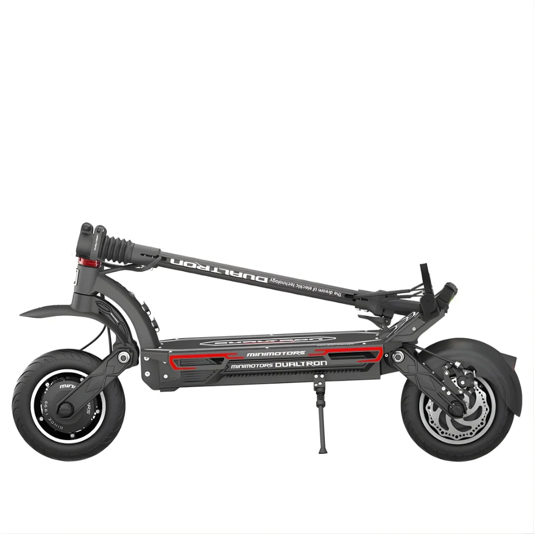 Electric scooter Dualtron Spider 2 – folded side view