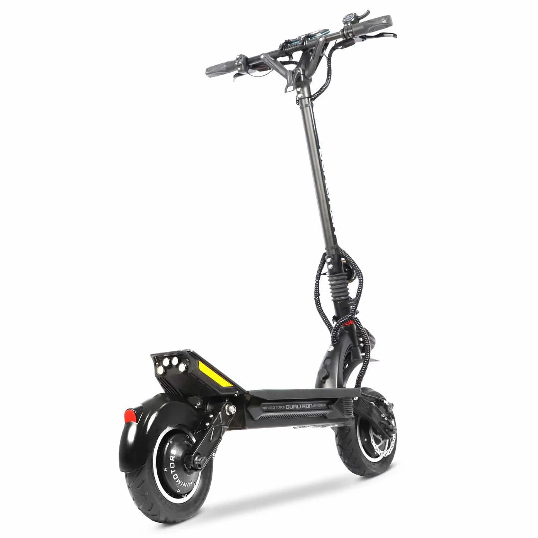 Electric scooter Dualtron Spider MAX – rear three-quarter view, left side