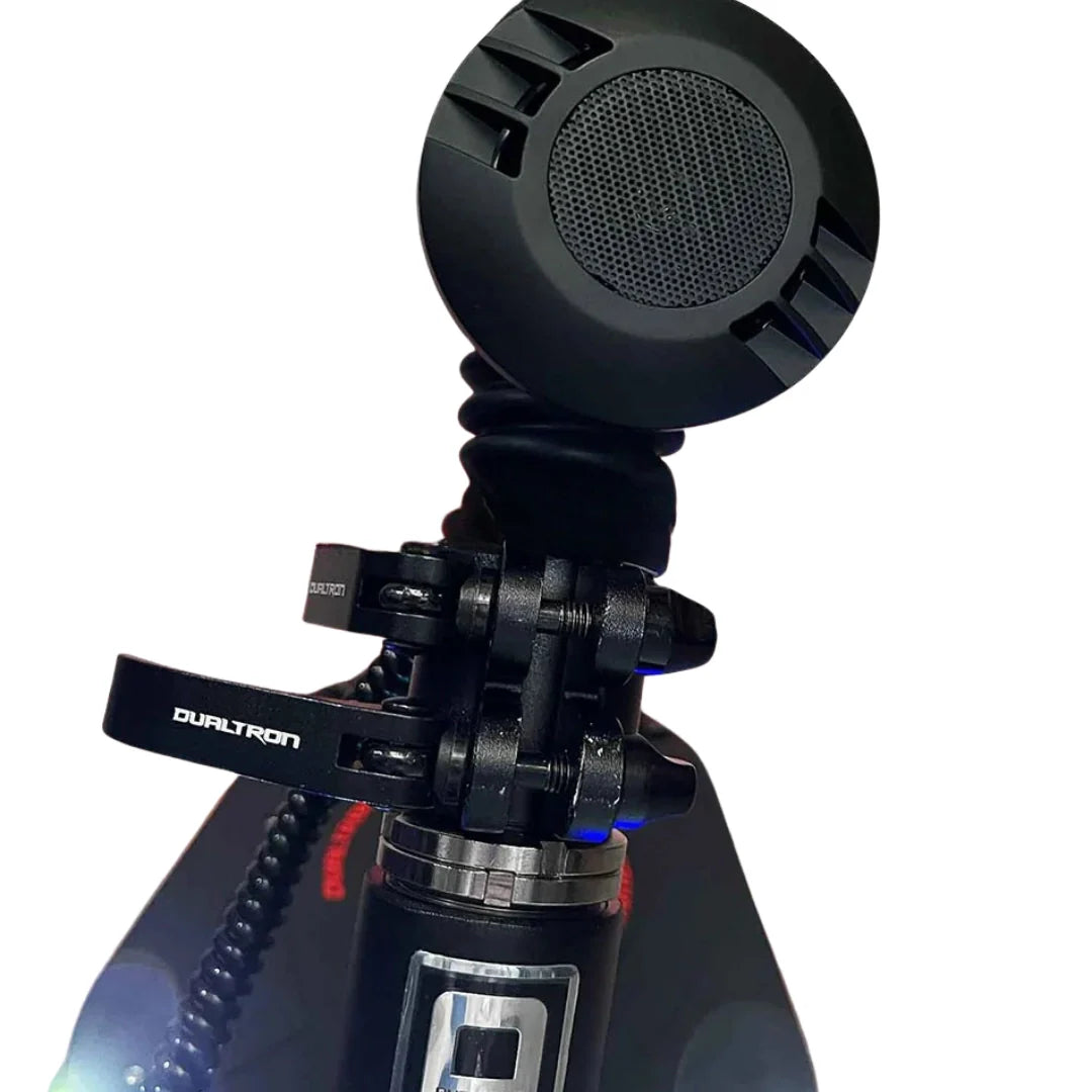 Electric scooter Dualtron Thunder 2 – front suspension and folding mechanism close-up