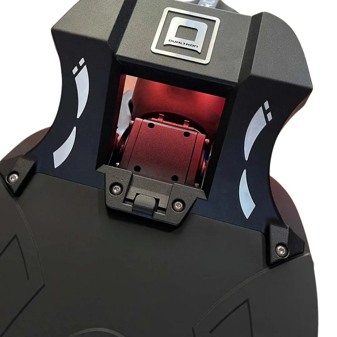 Electric scooter Dualtron Thunder 2 – folding mechanism and deck detail