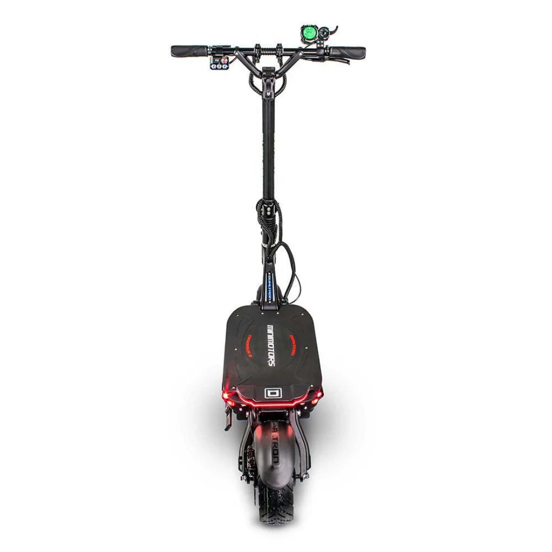 Electric scooter Dualtron Thunder 2 – rear view with lights on