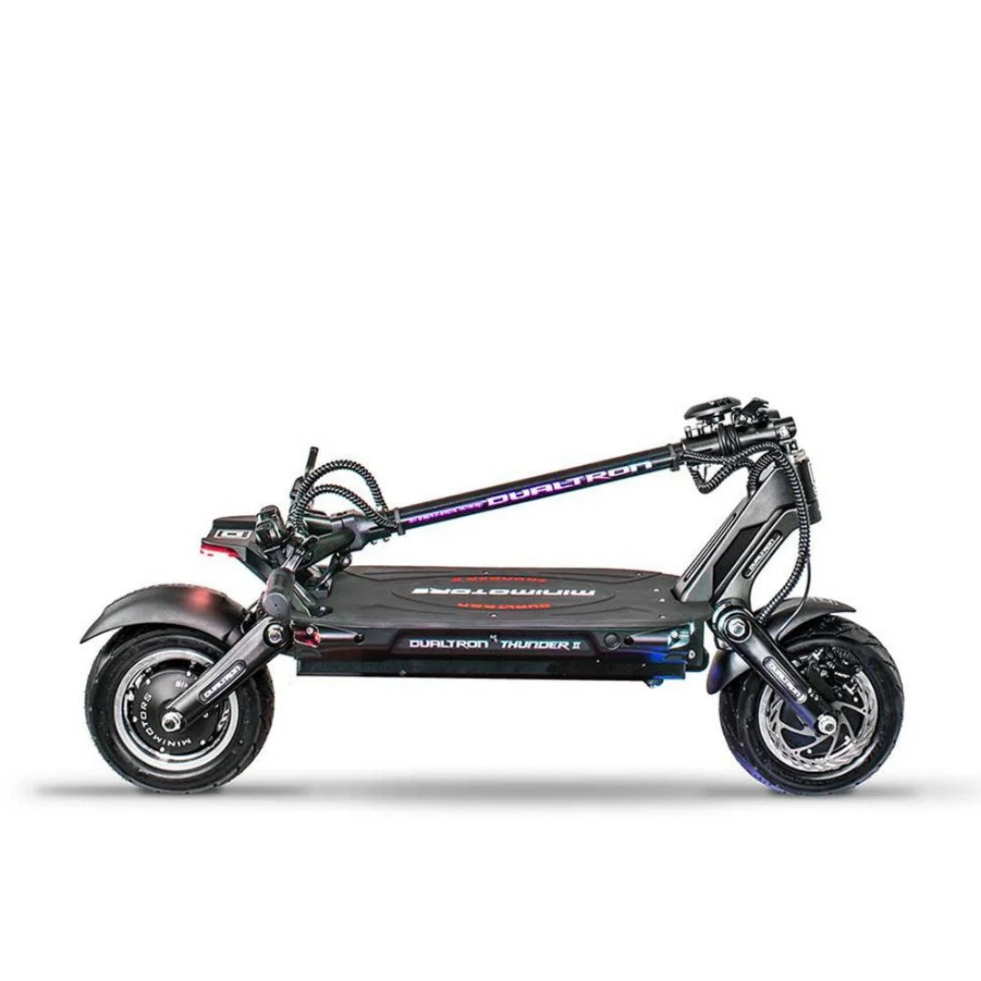 Electric scooter Dualtron Thunder 2 – folded side view