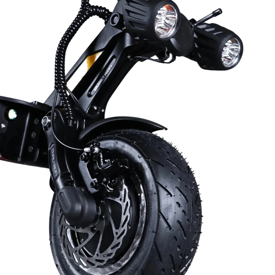 Electric scooter Dualtron Thunder 3 – front wheel and headlights