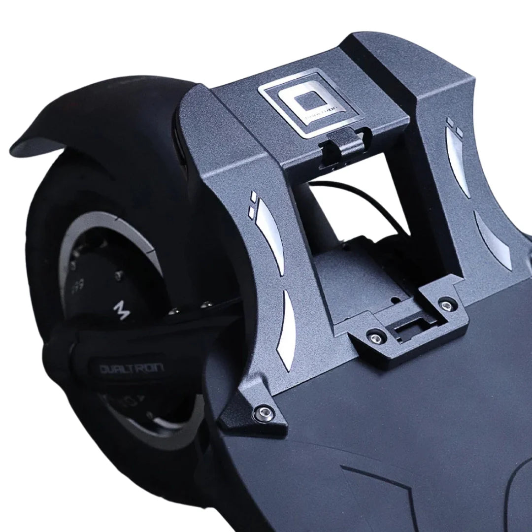 Electric scooter Dualtron Thunder 3 – rear footrest and wheel close-up