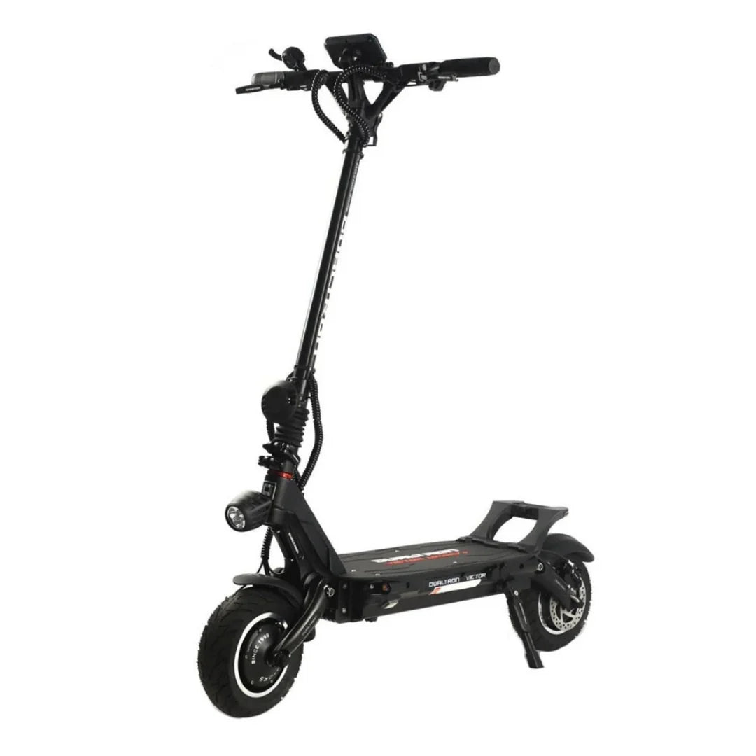 Electric scooter Dualtron Victor Luxury Plus NEW – front view, black colour variant
