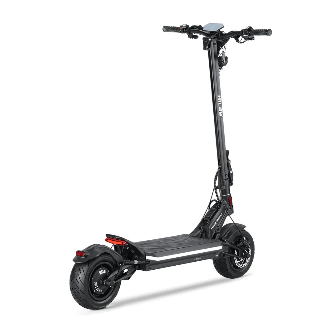 Electric scooter Hiley TIGER SUPRA – rear three-quarter view, opposite side