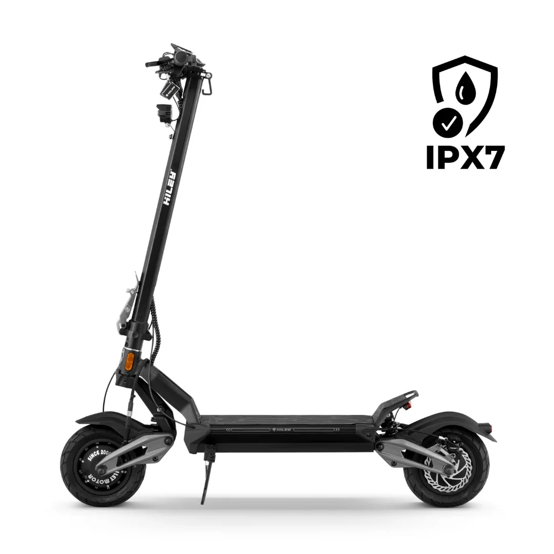 Electric scooter Hiley Tiger 10 V5 – side view with IPX7 rating
