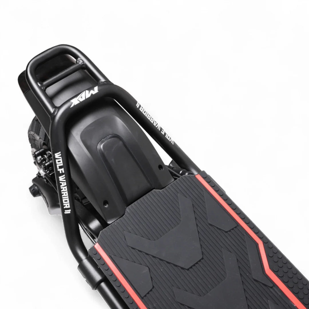 Electric scooter Kaabo Wolf Warrior 11 MAX – rear deck and fender close-up