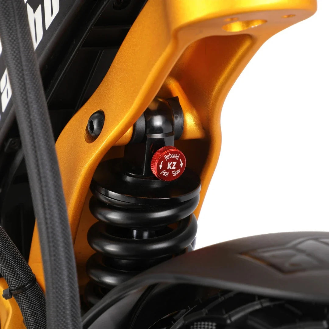 Electric scooter Kaabo Mantis King GT – front suspension spring and adjuster