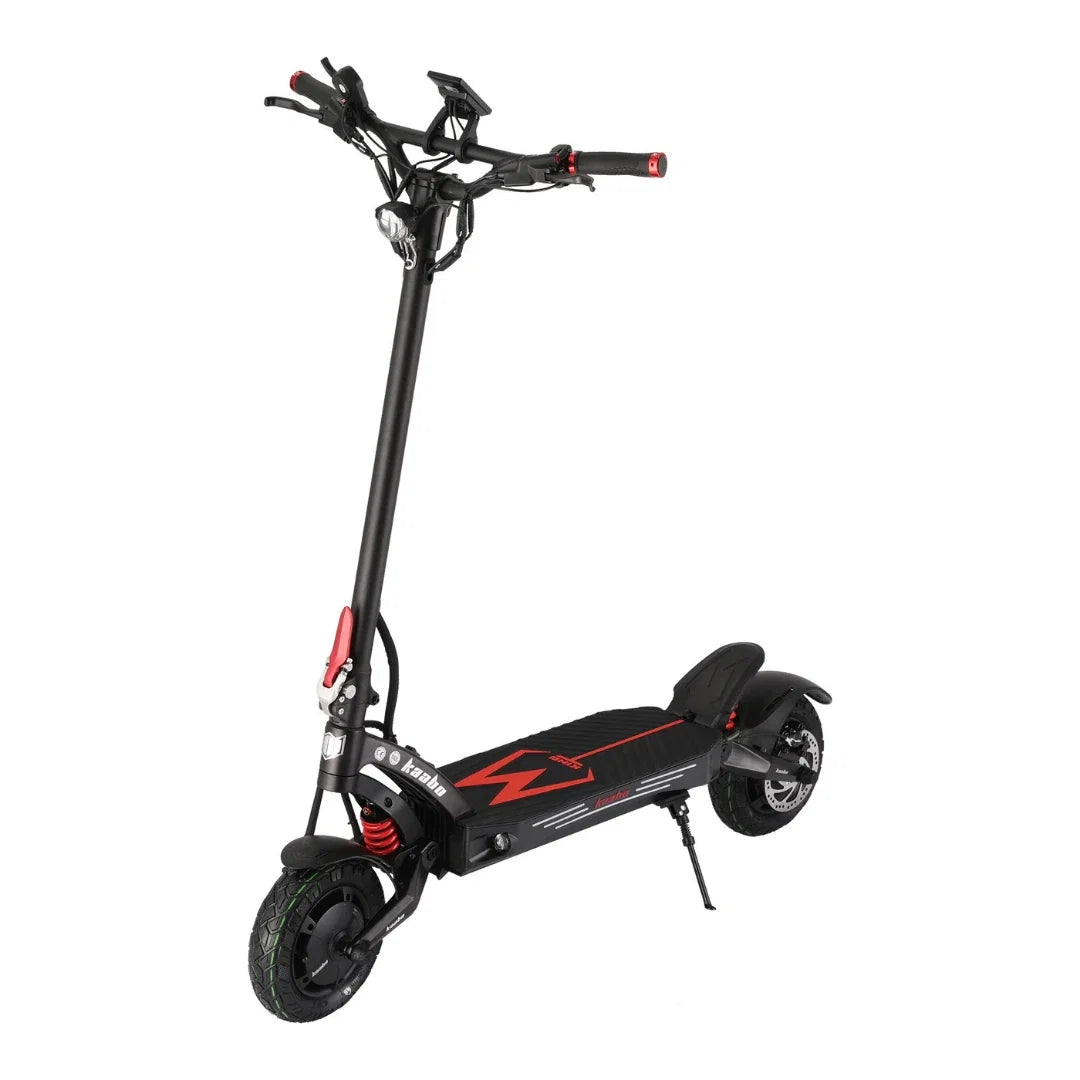 Electric scooter Kaabo Mantis King GT – full front three-quarter view