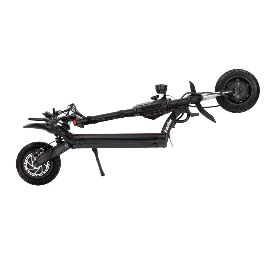 Electric scooter Kaabo Wolf King GTR MAX – folded side view