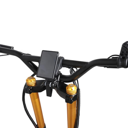 Electric scooter Kaabo Wolf King GTR MAX – handlebar and display close-up