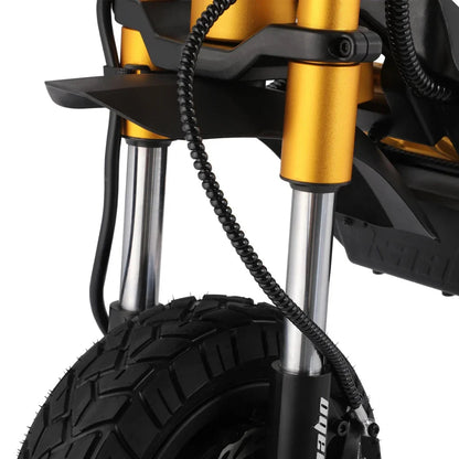 Electric scooter Kaabo Wolf King GTR MAX – front suspension detail
