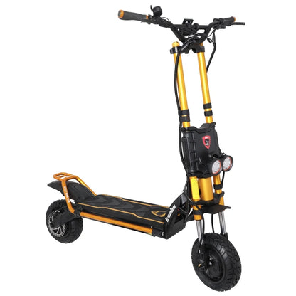 Electric scooter Kaabo Wolf King GTR MAX – front view, angled
