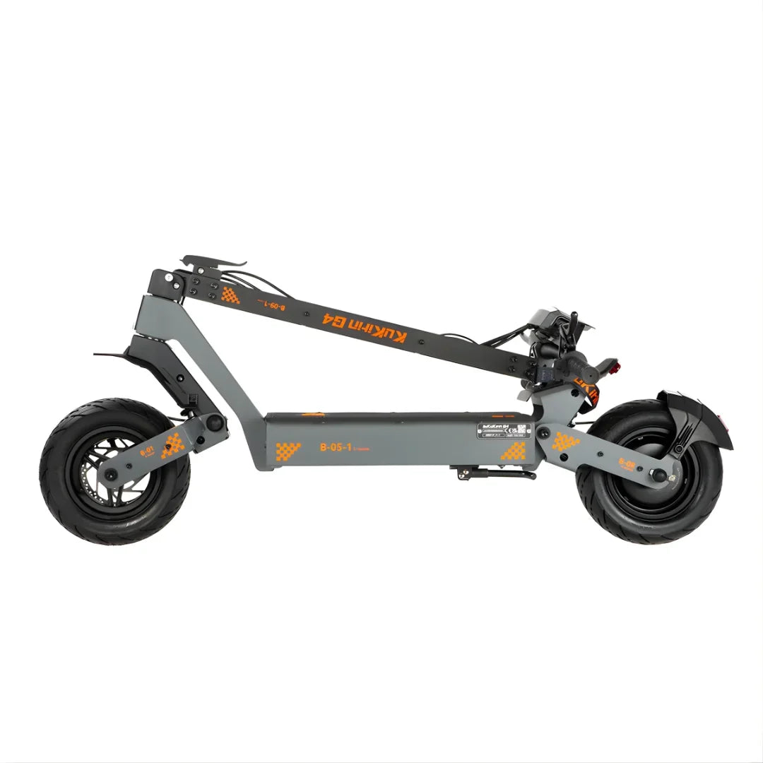 Electric scooter KuKirin G4 – folded side view