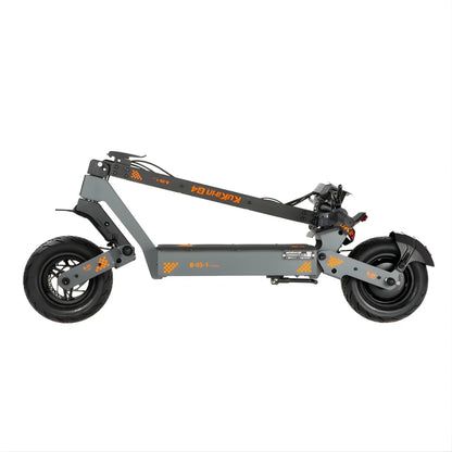 Electric scooter KuKirin G4 – folded side view