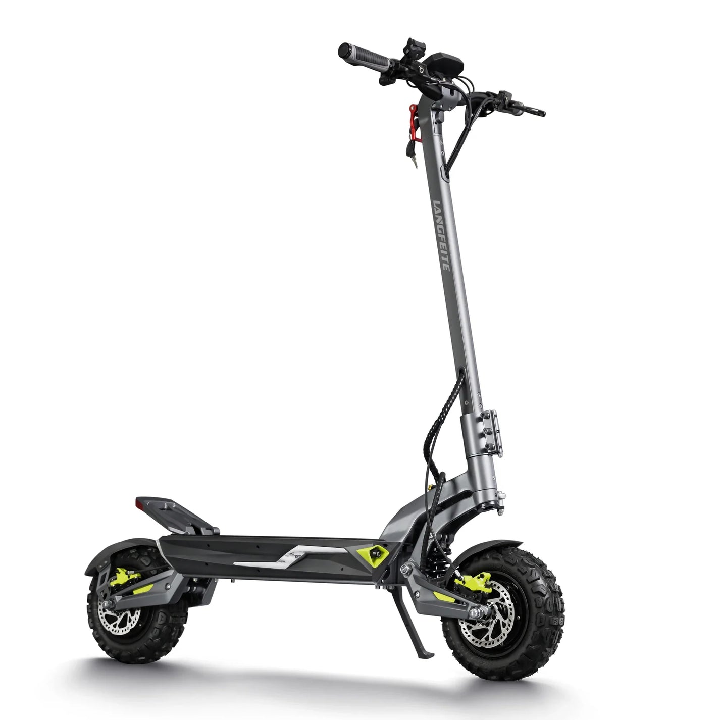 Electric scooter Langfeite C1 2026 – front three-quarter view, opposite side