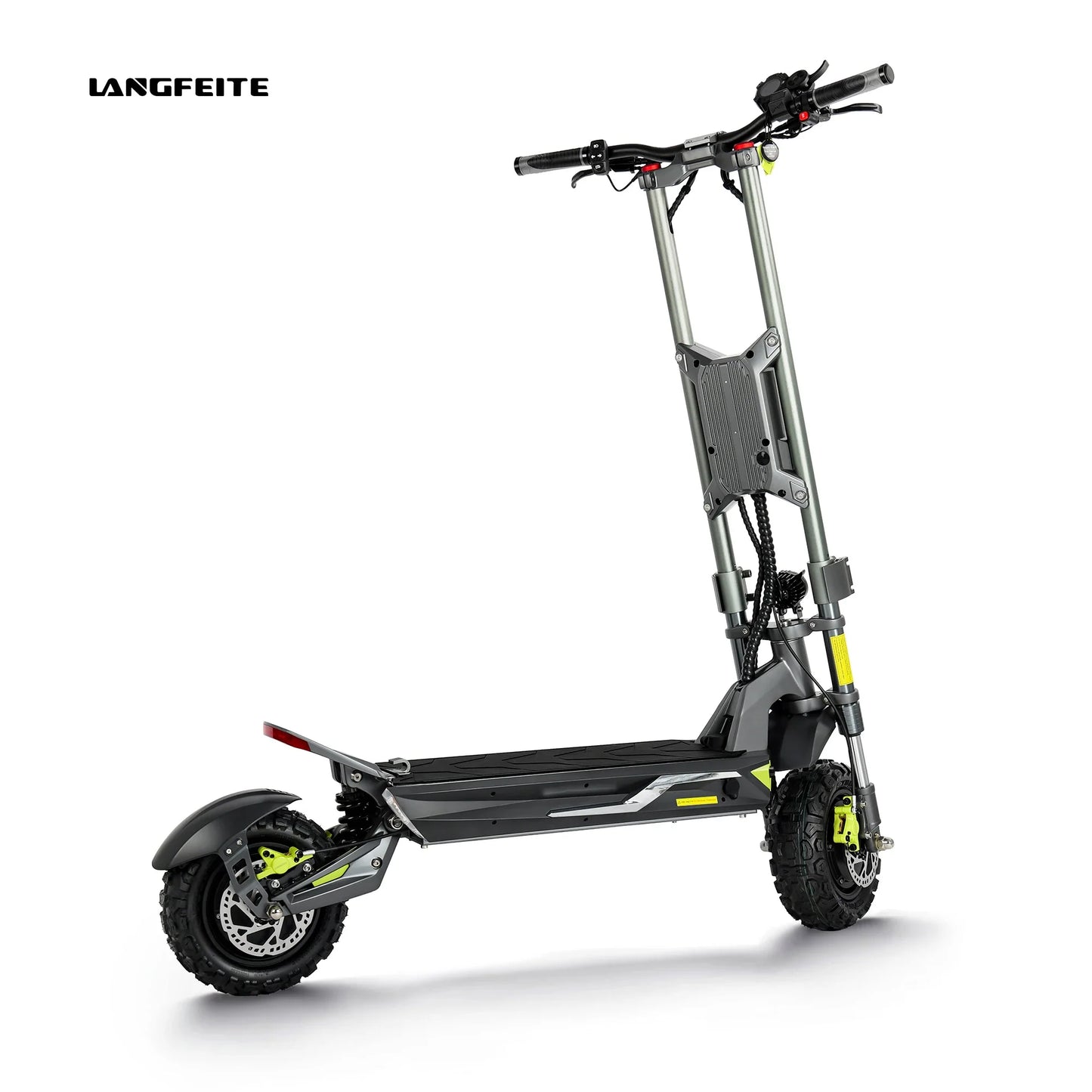 Electric scooter Langfeite H1 2026 – rear three-quarter view, no kickstand