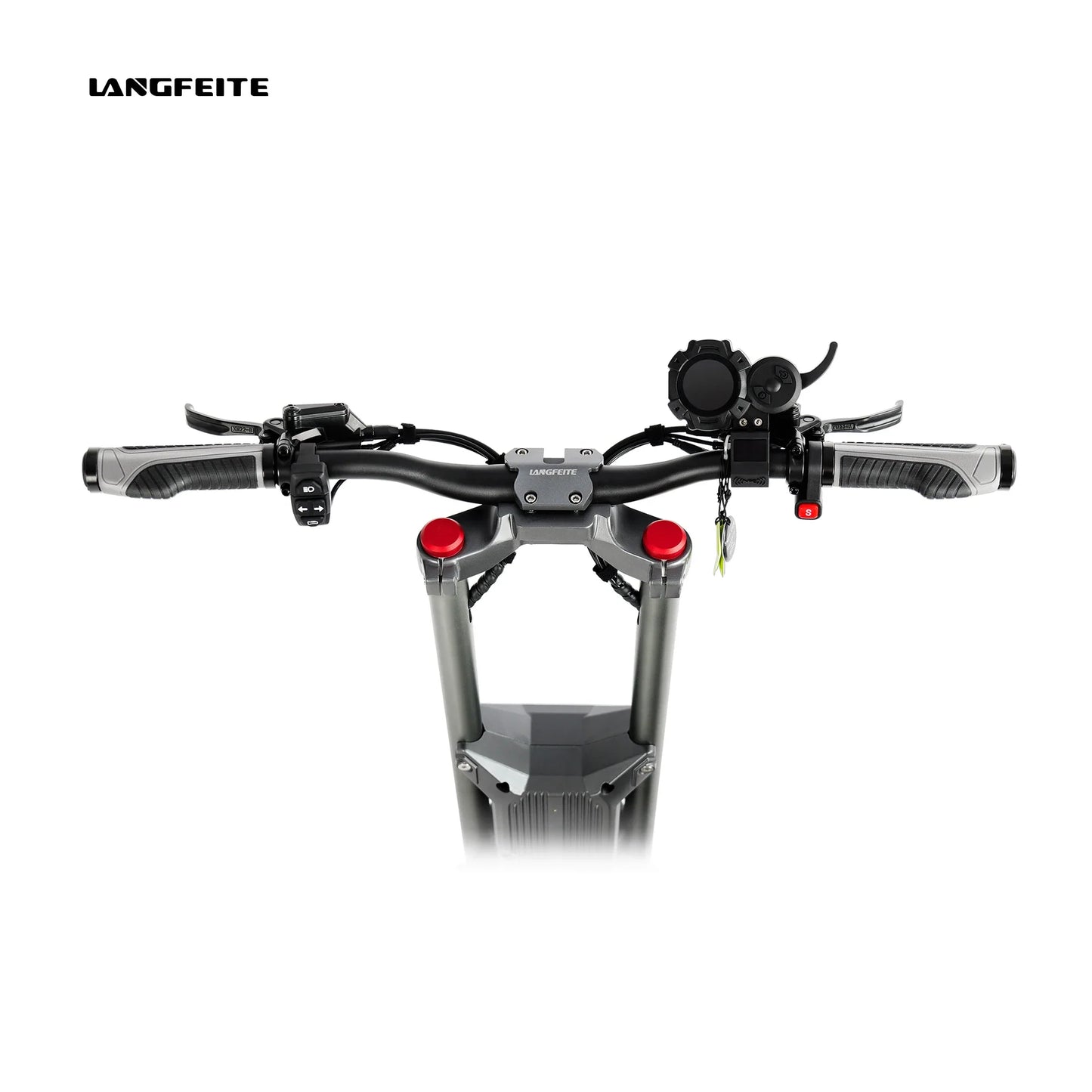 Electric scooter Langfeite H1 2026 – handlebar and dashboard front view