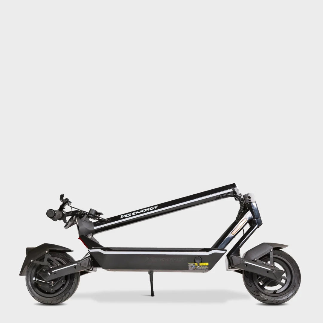 Electric scooter MS Energy Flare – folded side view