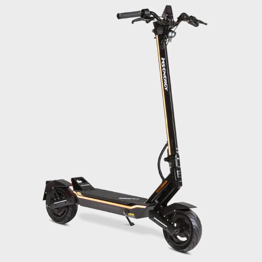 Electric scooter MS Energy Flare – front three-quarter view