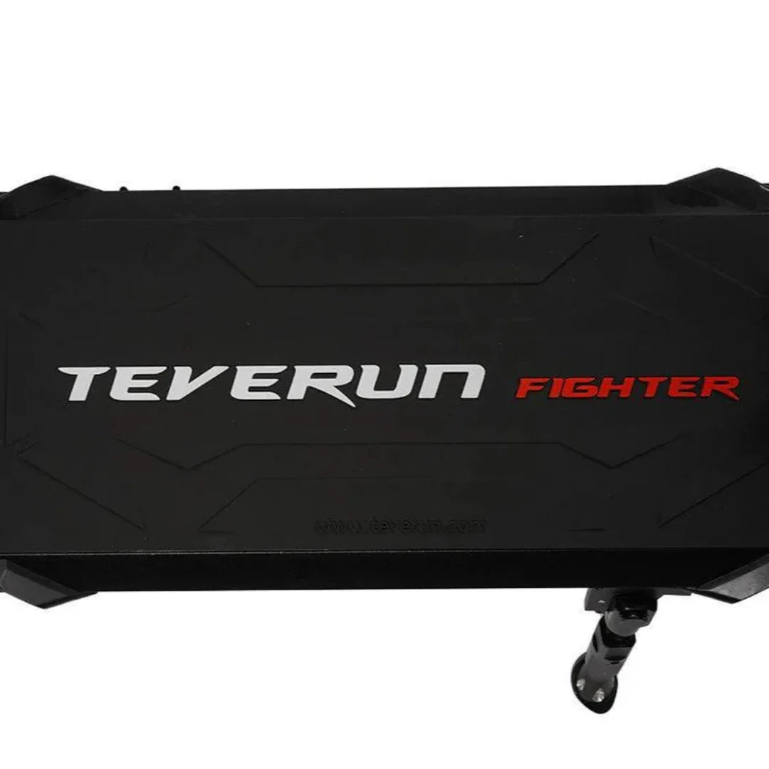 Electric scooter Teverun Fighter 11+ 2026 – top-down view of deck with branding