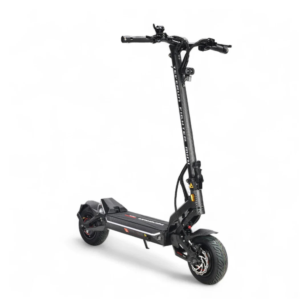 Electric scooter Teverun Fighter Mini PRO 2026 – front three-quarter view