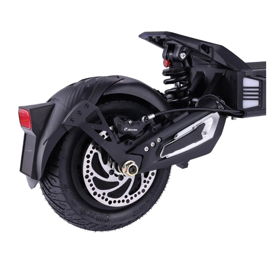 Electric scooter VSETT 10 APEX – rear wheel, fender, and suspension