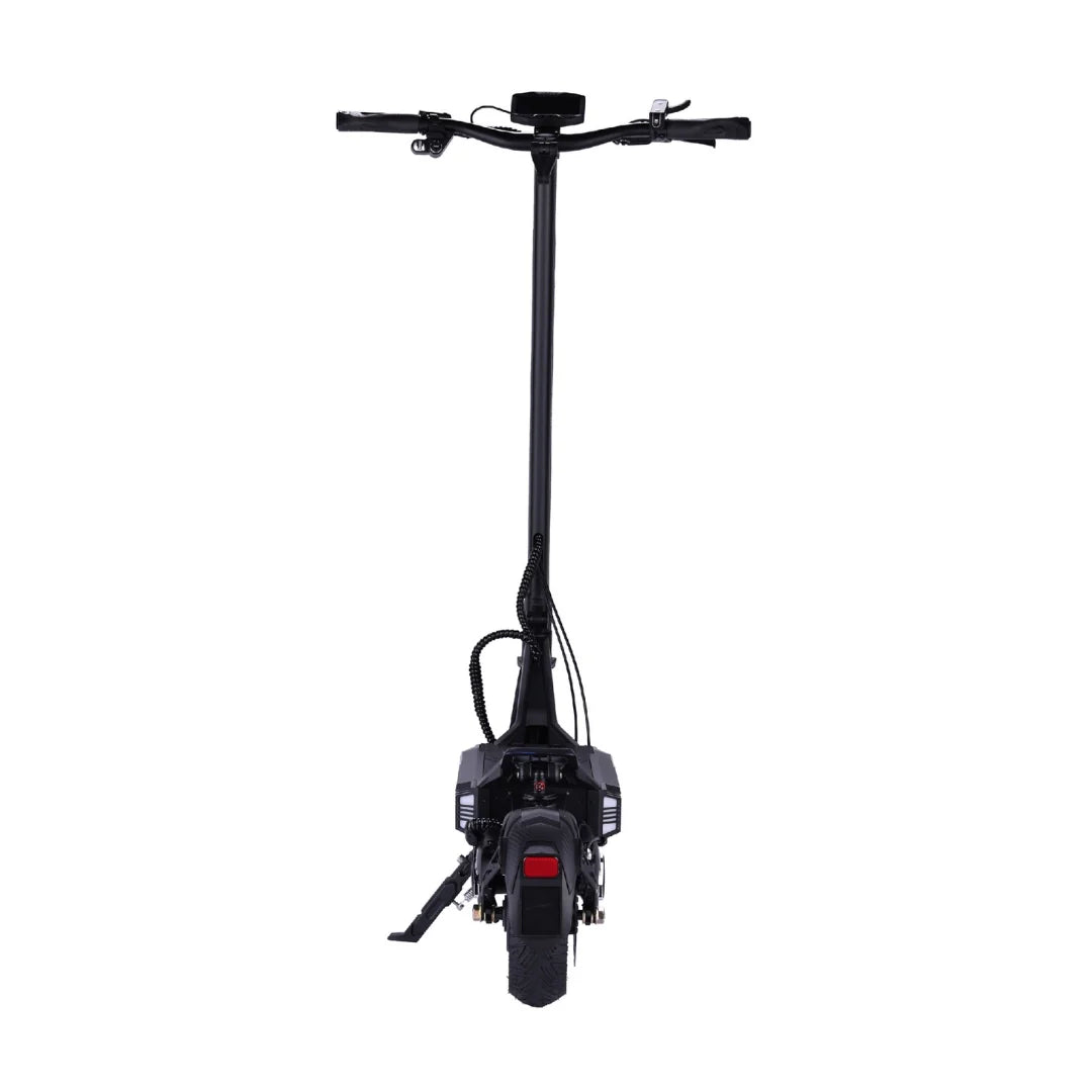 Electric scooter VSETT 10 APEX – rear view with tail light on
