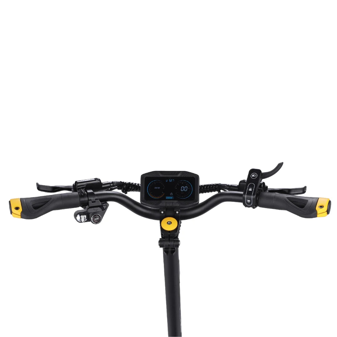 Elektroroller VSETT 10 LIGHT – zentrales Display zeigt Geschwindigkeit und Modus an