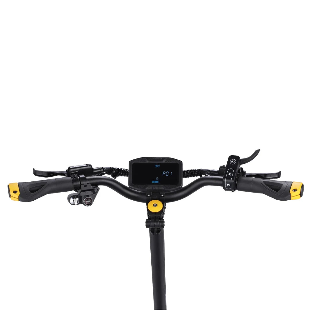 Elektroroller VSETT 10 LIGHT – zentrales Display zeigt P01 Einstellung