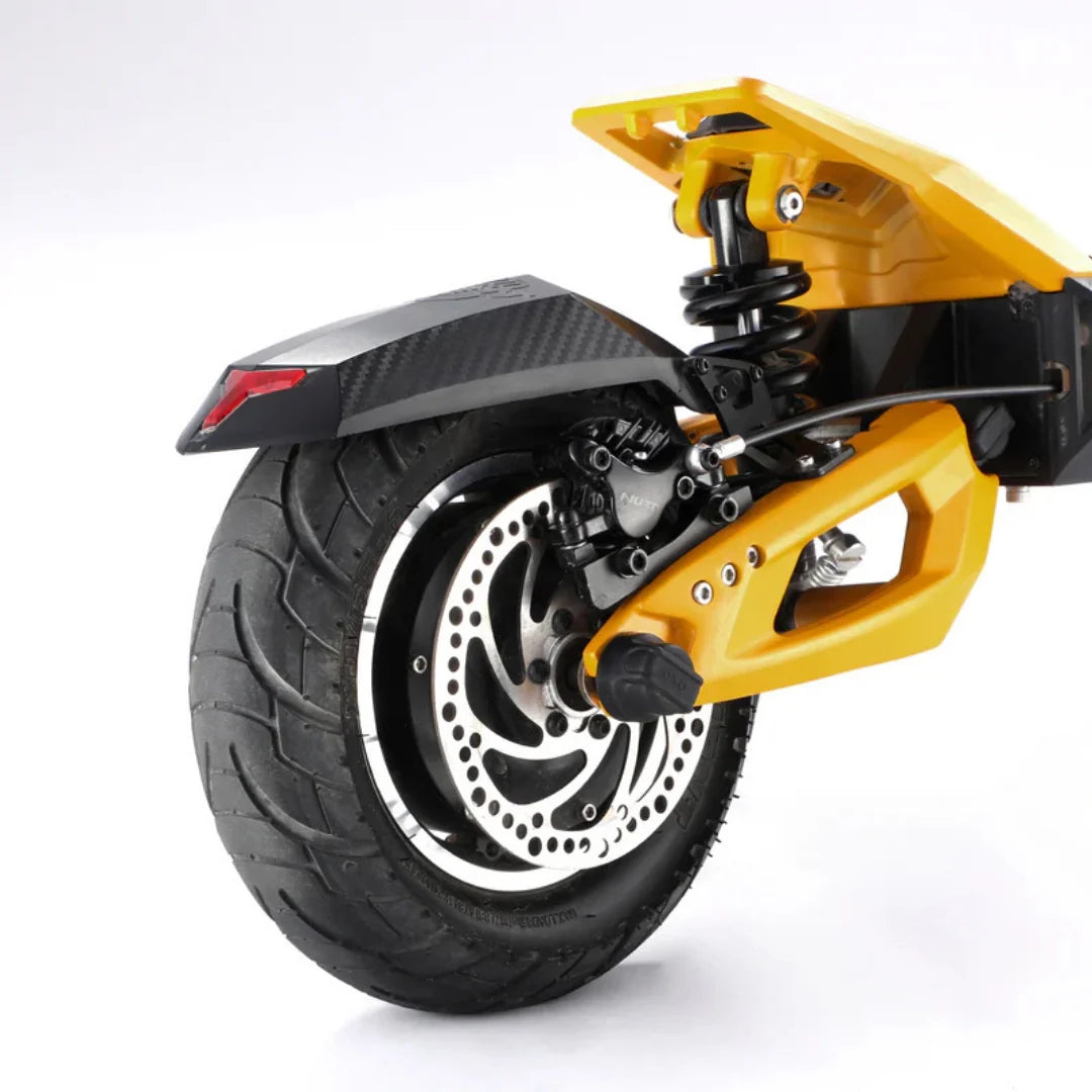 Electric scooter VSETT 10+ Super – rear wheel, fender, and suspension