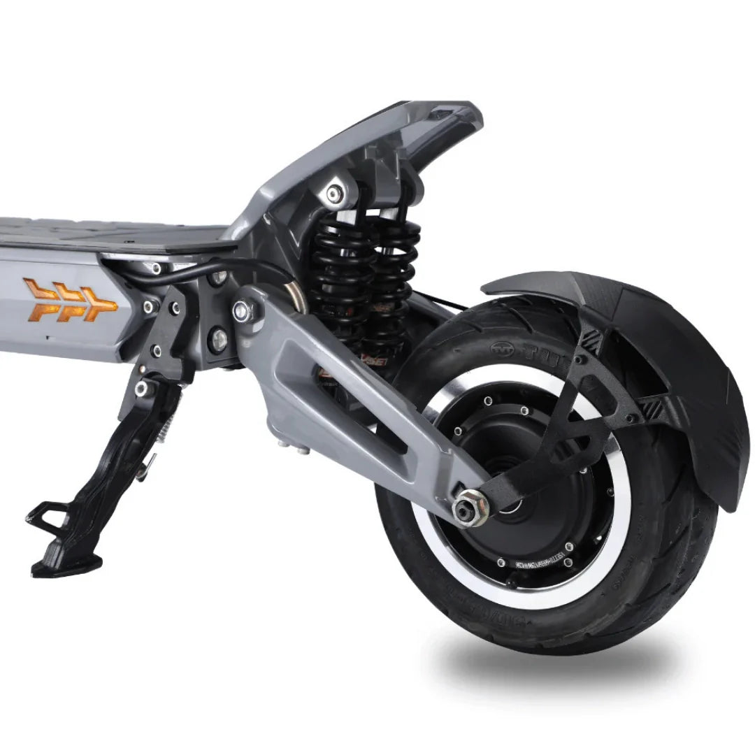 Electric scooter VSETT 11+ – rear suspension and wheel