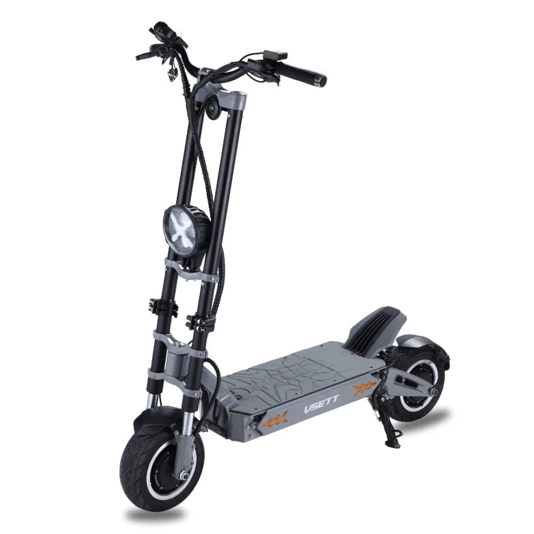Electric scooter VSETT 11+ – front three-quarter view