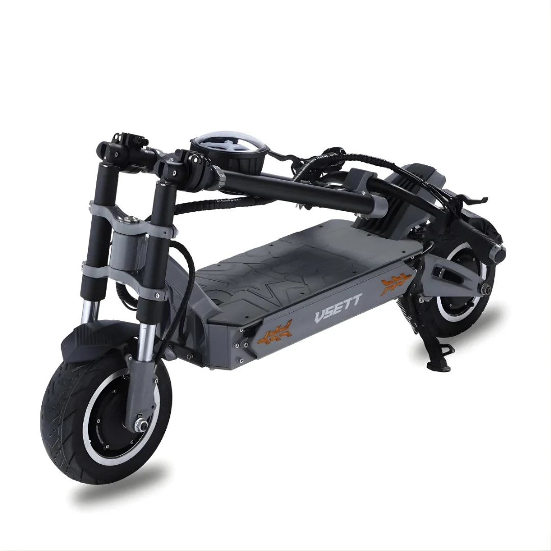 Electric scooter VSETT 11+ – folded side view