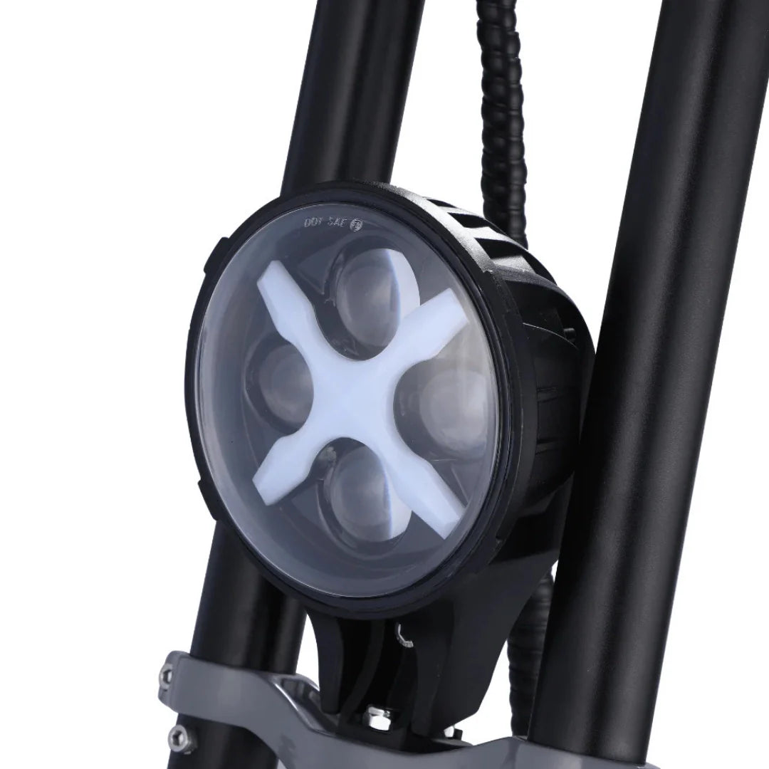 Electric scooter VSETT 11+ – front headlight close-up
