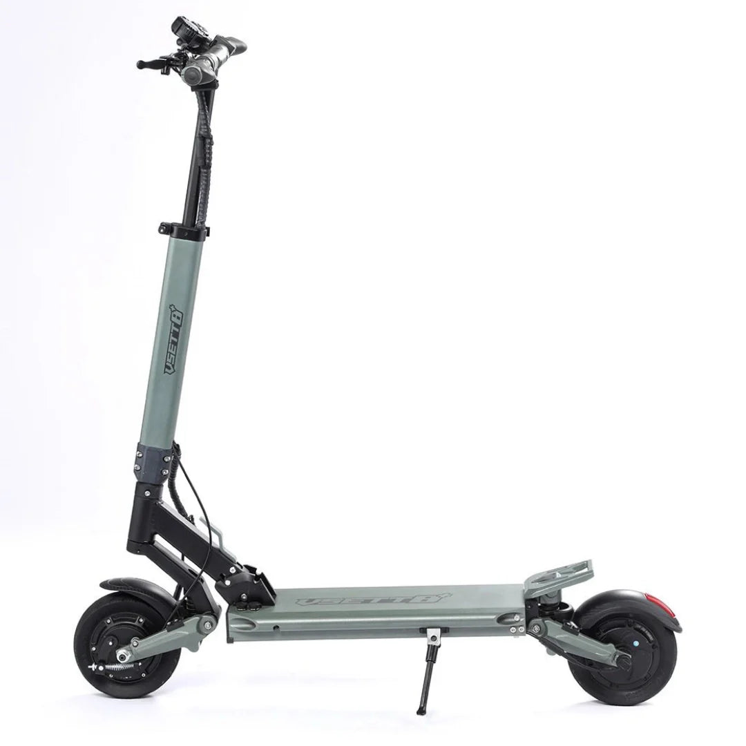 Electric scooter VSETT 8+ – side view, unfolded