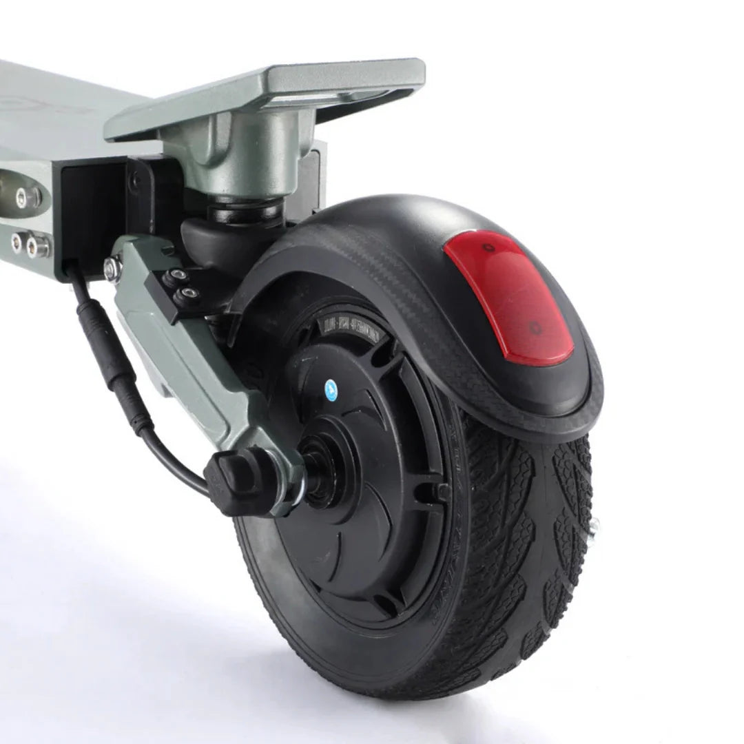 Electric scooter VSETT 8+ – rear wheel, fender, and tail light